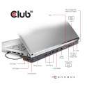 CLUB3D UNIVERSAL USB Gen1 Type-C Triple Display Dynamic PD Charging Dock with 65 Watt PS ( VGA, HDMI