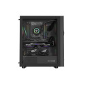 GENESIS DIAXID 605 ARGB keskmise suurusega tornkorpus USB-C aknaga must