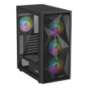 GENESIS DIAXID 605 ARGB keskmise suurusega tornkorpus USB-C aknaga must