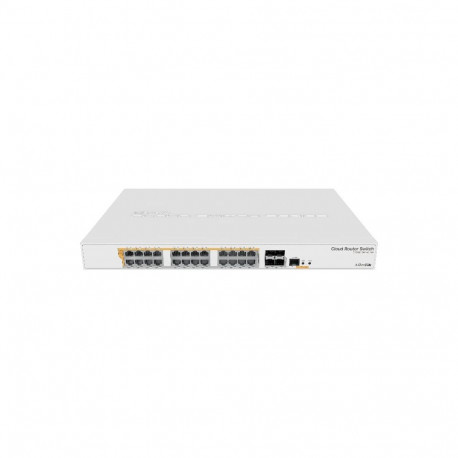 Mikrotik CRS328-24P-4S+RM hallatav L2/L3 gigabit ethernet (10/100/1000) toite üle etherneti (PoE) 1U