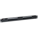 INTELLINET plaastripaneel 1HE 16-porti Cat5e UTP must