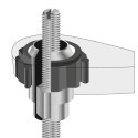 YT. Mutrivõtmete Komplekt 17-osaline 3/8"/1/2" SPLINE LÄBI