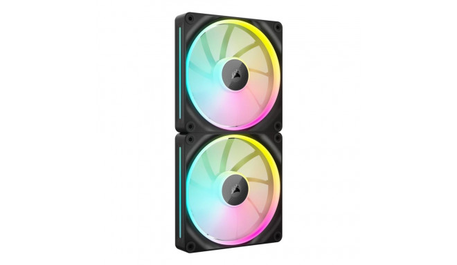 Corsair CO-9051028-WW arvuti jahutussüsteem arvutikorpuse ventilaator 14 cm must 2 tk