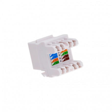 Alantec MKN-U5-1 juhtmepistik RJ45 valge