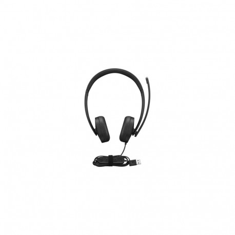 Lenovo 4XD1P83425 headphones/headset Wired Head-band Calls/Music USB Type-A Black