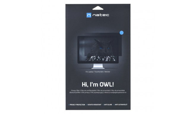 NATEC PRIVACY FILTER OWL 17.3" 16:9 privaatsusfilter
