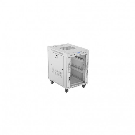 Lanberg FF01-6815-12SL põrandal seisev rack-kapp 15U hall