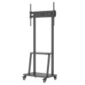 Techly Floor Stand with Shelf for 32-70" LCD/LED/Plasma TV