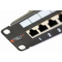 Techly Patch Panel STP 24 Ports RJ45 Cat.6 I-PP 24-RS-C6T