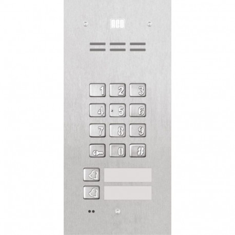 ACO FAM-P-2NPZSACC 2-family plaster panel read. Cipher lock.