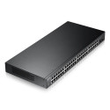 Zyxel GS1900-48HPv2 Hallatav L2 Gigabit Ethernet (10/100/1000) Toite üle Etherneti (PoE) Must