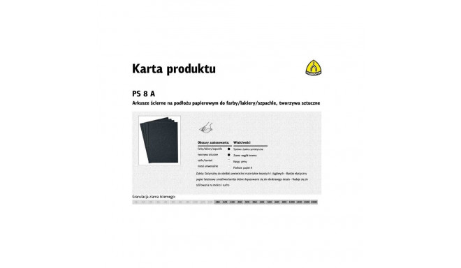 K.PAPIER ŚCIER.WODNY  P1500 PS8A/50szt