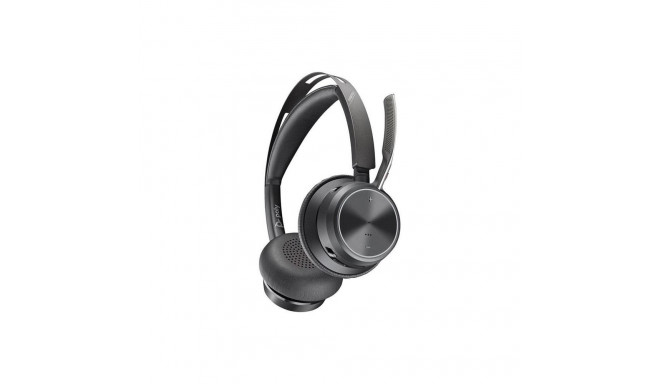 POLY Voyager Focus 2 USB-C-C Headset +USB-C/A Adapter +Charging Stand
