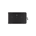 Lanberg WF01-6404-23B seinakinnitusega rack-kapp 4U must