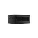 Lanberg WF01-6404-23B seinakinnitusega rack-kapp 4U must