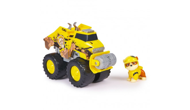 PAW Patrol : Rescue Wheels Rubble’i buldooser, mänguauto sõiduki transformatsiooniga ja kogutav tege
