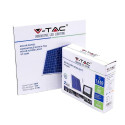 LED päikesepatareiga prožektor V-TAC 20W must IP65, kaugjuhtimispult, taimer VT-60W 6000K 1650lm
