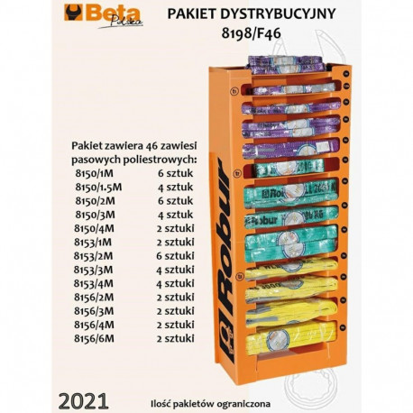 BETA WEBBING SLINGS 46pcs./ ROBUR DISPLAY.....