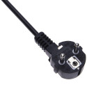 Techly toiteplokk 9 kohaga 19" rackile Schuko pistikuga lüliti 1U