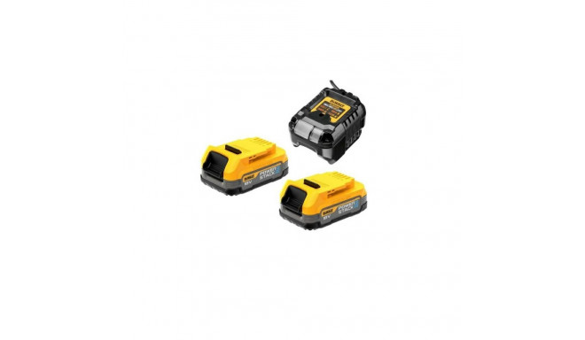 Dewalt laadija DCB1102 + 2x1,7Ah Powerstack DCB1102E2