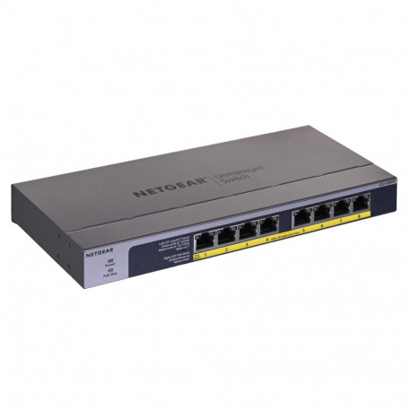 NETGEAR GS108PP haldamata Gigabit Ethernet (10/100/1000) toite üle Etherneti (PoE) must