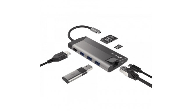 NATEC Fowler Plus USB Type-C, must, hall