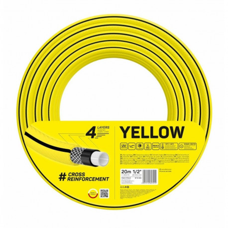 CELLFAST WĄŻ OGRODNICZY  YELLOW 3/4" 50m