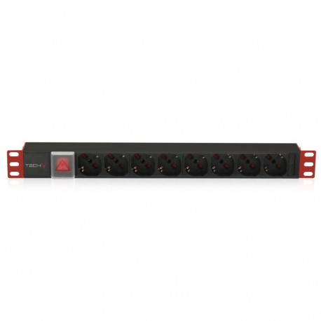 Rack Power Strip 1U 8x Schuko/UNEL, cable C20 3m, 16A