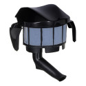 Kärcher SV 7 silindriline aurupuhasti 0,5 L 2200 W must, hall, valge