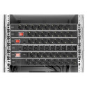 Digitus aluminum outlet strip with switch, 7 safety outlets, 2 m supply with surge protection