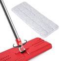 GreenBlue Flat Mop with Bucket and Wringer, Two HQ Microfiber Cartridges, 8L Capacity, MaxiClean GB8