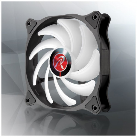 RAIJINTEK EOS 12 RBW ADD Motherboard, Processor Fan 12 cm Black, White 2 pc(s)
