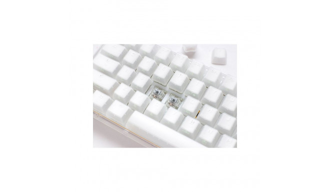 Ducky One 3 TKL klaviatuur Mängimine USB QWERTZ Saksa Valge