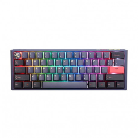 Ducky mänguriklaviatuur One 3 Mini USB saksa QWERTZ, sinine