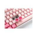Ducky One 3 TKL Gossamer Pink klaviatuur Mängimine USB Saksa Roosa, Valge