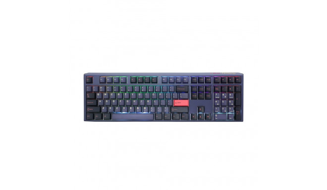 Ducky One 3 klaviatuur Mängimine USB Sinine
