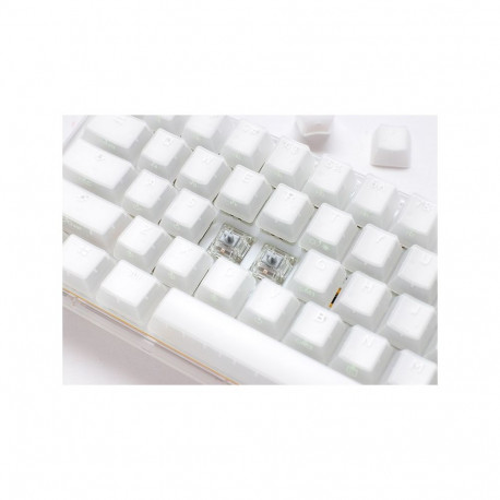 Ducky One 3 TKL klaviatuur mängimiseks USB QWERTY inglise valge