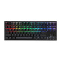 Ducky One 2 RGB TKL klaviatuur Mängimine USB Saksa Must