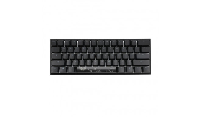 Ducky Mecha Mini klaviatuur Mängimine USB Inglise Must