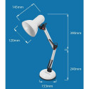 Esperanza AVIOR table lamp E27 12 W LED Black
