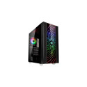 Kolink Unity Adapt ARGB Midi Tower Must, Läbipaistev