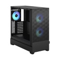 Fractal Design op Air RGB Must TG Selge Toon, ATX, mATX, Mini ITX, Toiteplokk kaasas Ei