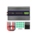 Qoltec Monolith 6000 MS Wave Voltage Converter | 12V to 230V | 3000/6000W | USB
