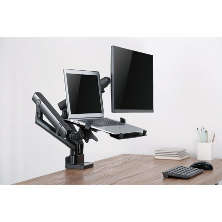 Gembird MA-DA3-02 monitor mount / stand 81.3 cm (32") Desk Black
