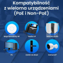 Extralink PoE Lüliti CERES 8x 100Mb/s PoE/PoE+, 2x RJ45 Uplink 100Mb/s, 96W