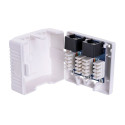Lanberg OU6-0002-W outlet box RJ-45 White