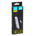iBox IUH3SL4K sülearvuti dokk/pordilaiend USB 3.2 Gen 1 (3.1 Gen 1) Type-C Power Delivery 100W hõbed