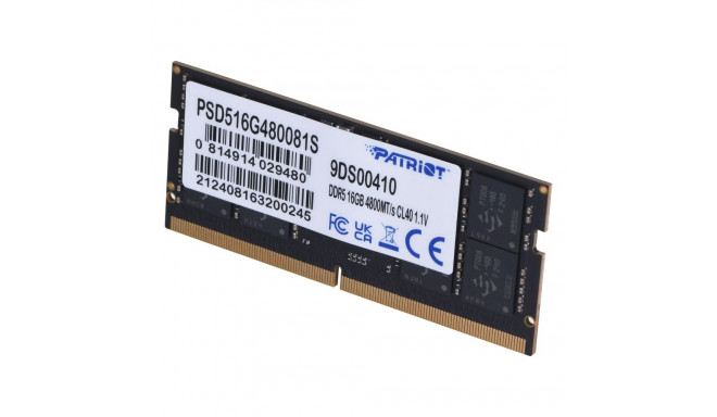 Patriot Memory Signature PSD516G480081S memory module 16 GB 1 x 16 GB DDR5 4800 MHz