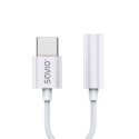 USB Type 3.1 C (M) – Jack 3.5mm (F) heliaadapter Valge SAVIO AK-51