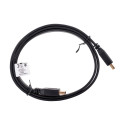 Lanberg CA-HDMI-21CU-0010-BK HDMI kaabel 1 m HDMI tüüp A (standard) must